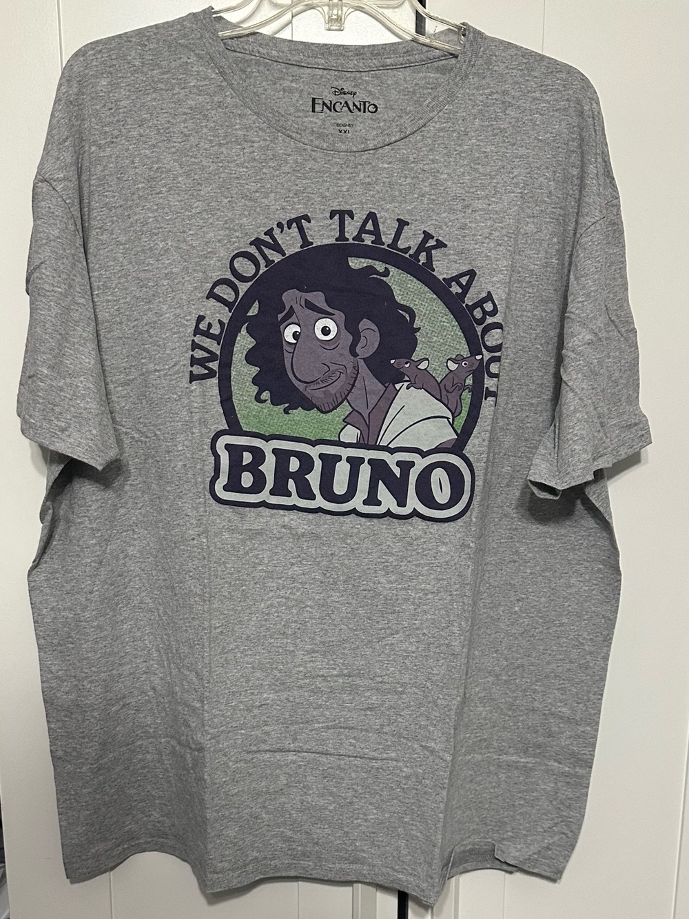 Disney Encanto Gray Graphic Tee with Logo Print